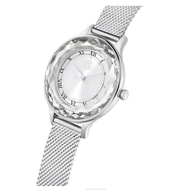 Swarovski DV4B1242 Accessori prodotto in Svizzera, bracciale in metallo, tono argento, acciaio inossidabile orologio Octea Nova