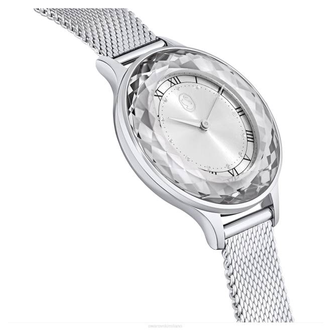 Swarovski DV4B1242 Accessori prodotto in Svizzera, bracciale in metallo, tono argento, acciaio inossidabile orologio Octea Nova
