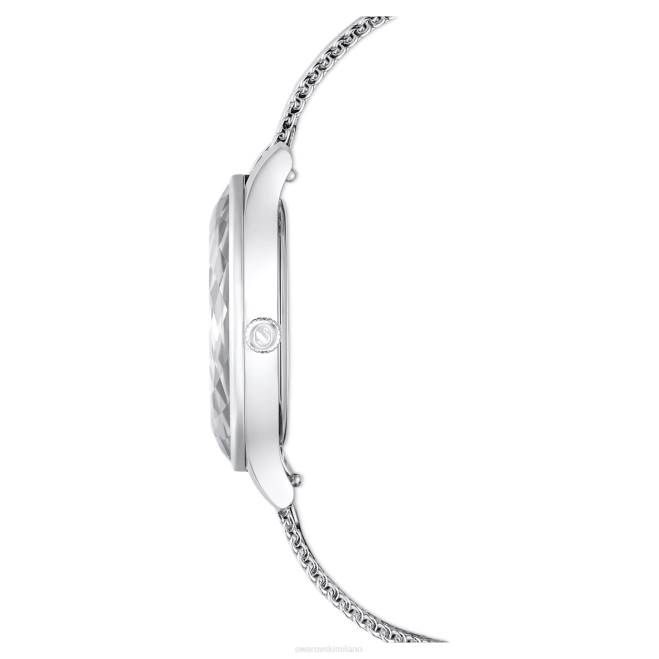 Swarovski DV4B1242 Accessori prodotto in Svizzera, bracciale in metallo, tono argento, acciaio inossidabile orologio Octea Nova