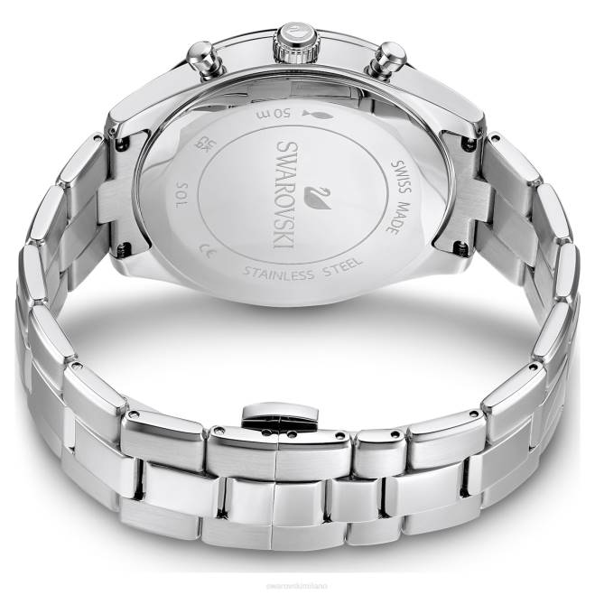 Swarovski DV4B1246 Accessori prodotto in Svizzera, bracciale in metallo, blu, acciaio inossidabile orologio sportivo Octea Lux