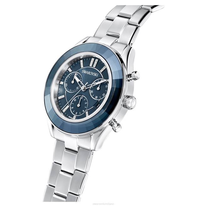Swarovski DV4B1246 Accessori prodotto in Svizzera, bracciale in metallo, blu, acciaio inossidabile orologio sportivo Octea Lux