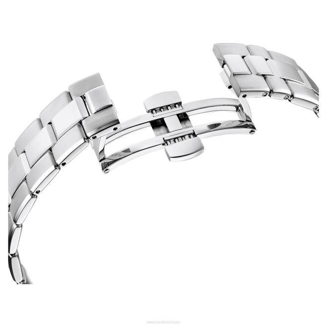 Swarovski DV4B1246 Accessori prodotto in Svizzera, bracciale in metallo, blu, acciaio inossidabile orologio sportivo Octea Lux