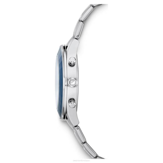 Swarovski DV4B1246 Accessori prodotto in Svizzera, bracciale in metallo, blu, acciaio inossidabile orologio sportivo Octea Lux