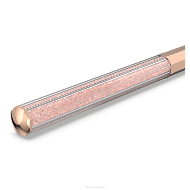 Swarovski DV4B1258 Accessori forma ottagonale, tonalità oro rosa, placcato tonalità oro rosa penna a sfera cristallina