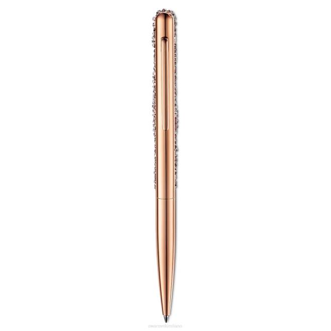 Swarovski DV4B1272 Accessori tono oro rosa, placcato tono oro rosa penna a sfera con cristalli scintillanti