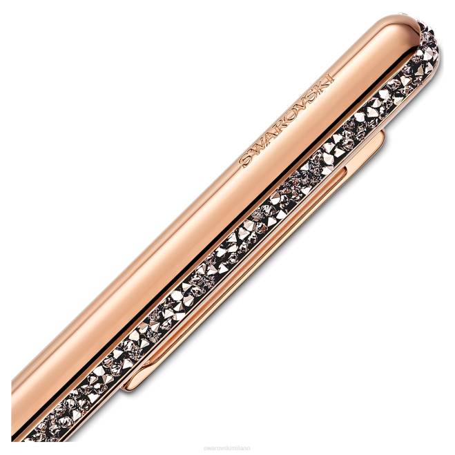 Swarovski DV4B1272 Accessori tono oro rosa, placcato tono oro rosa penna a sfera con cristalli scintillanti
