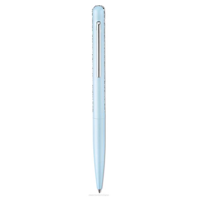 Swarovski DV4B1274 Accessori blu, laccato blu, cromato penna a sfera con cristalli scintillanti