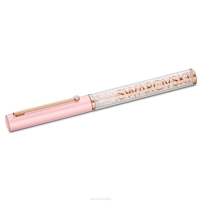Swarovski DV4B1280 Accessori rosa, laccato rosa, placcato tonalità oro rosa penna a sfera lucida cristallina
