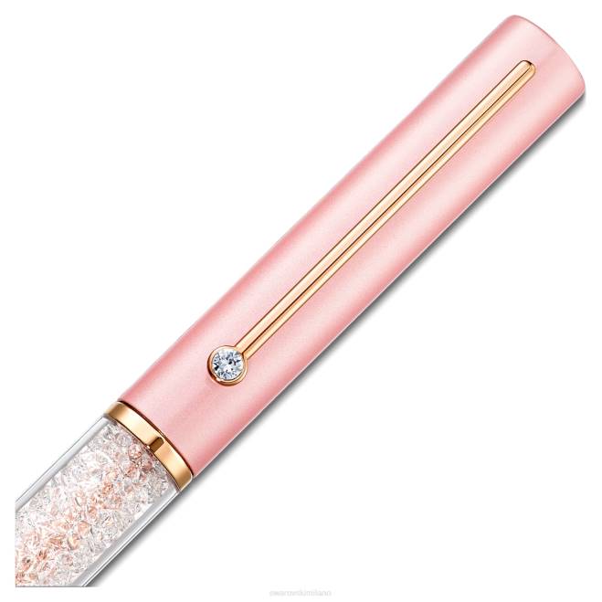 Swarovski DV4B1280 Accessori rosa, laccato rosa, placcato tonalità oro rosa penna a sfera lucida cristallina