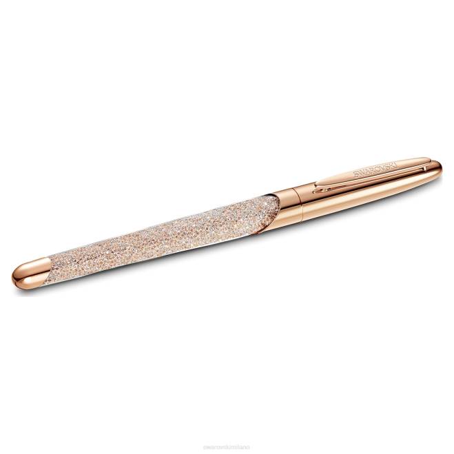 Swarovski DV4B1281 Accessori tono oro rosa, placcato tono oro rosa penna roller cristallina nova