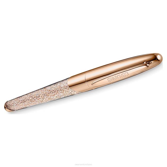Swarovski DV4B1281 Accessori tono oro rosa, placcato tono oro rosa penna roller cristallina nova