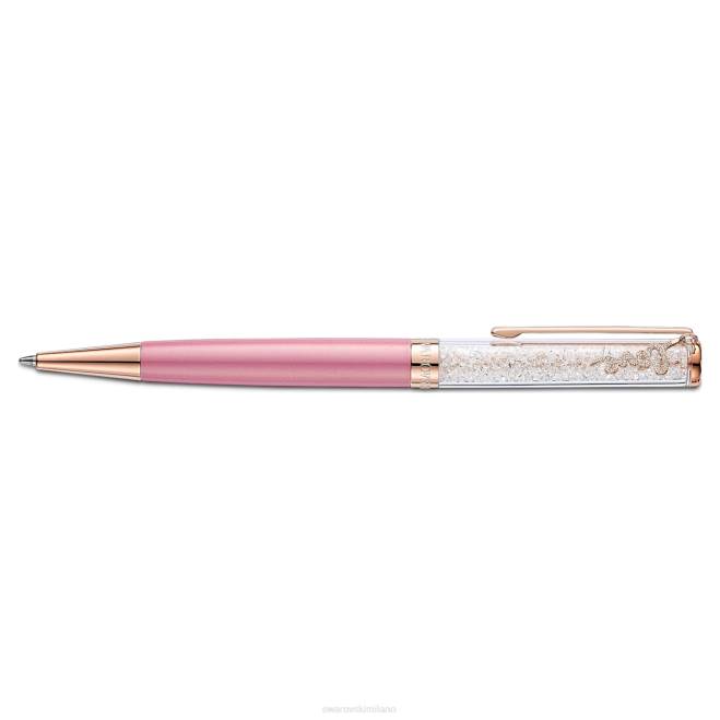 Swarovski DV4B1282 Accessori rosa, laccato rosa penna a sfera dell'amore cristallino