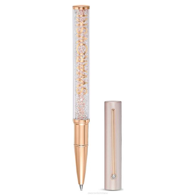 Swarovski DV4B1283 Accessori tono oro rosa, laccato rosa, placcato tono oro rosa penna a sfera lucida cristallina