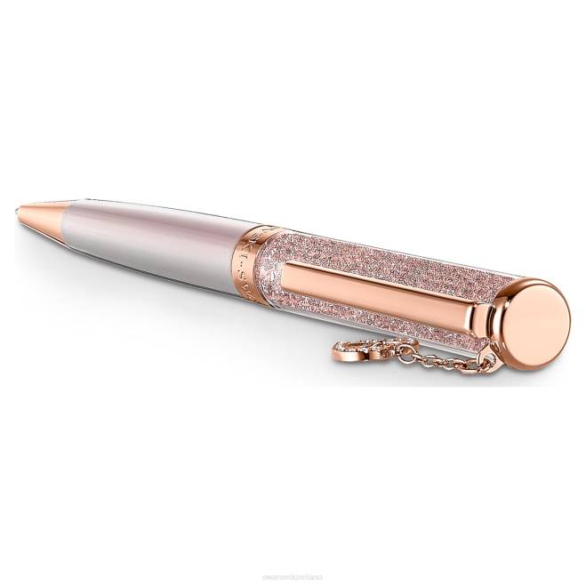 Swarovski DV4B1284 Accessori cuore, tonalità oro rosa, laccato rosa, placcato tonalità oro rosa penna a sfera cristallina