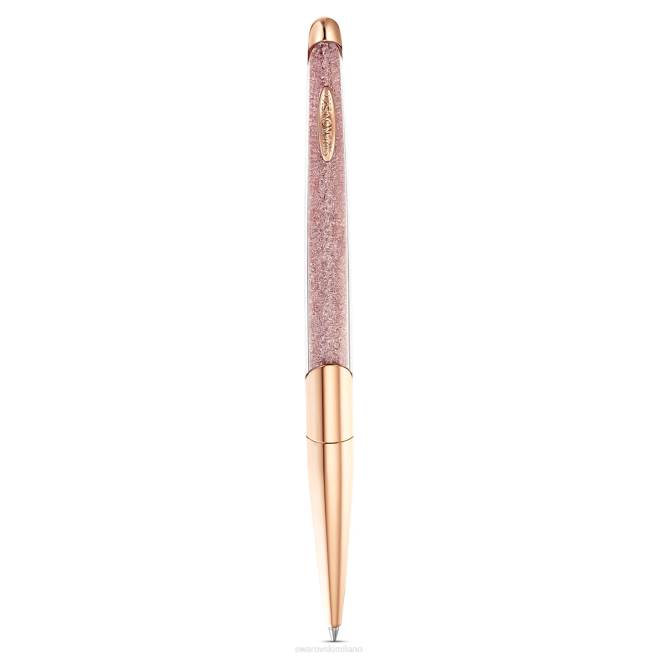Swarovski DV4B1288 Accessori tono oro rosa, placcato tono oro rosa penna a sfera cristallina nova