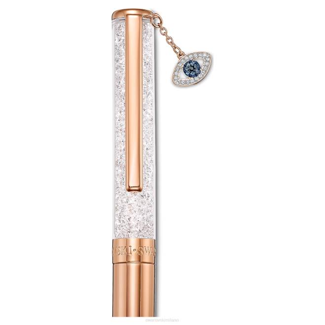 Swarovski DV4B1290 Accessori malocchio, tonalità oro rosa, placcato tonalità oro rosa penna a sfera cristallina