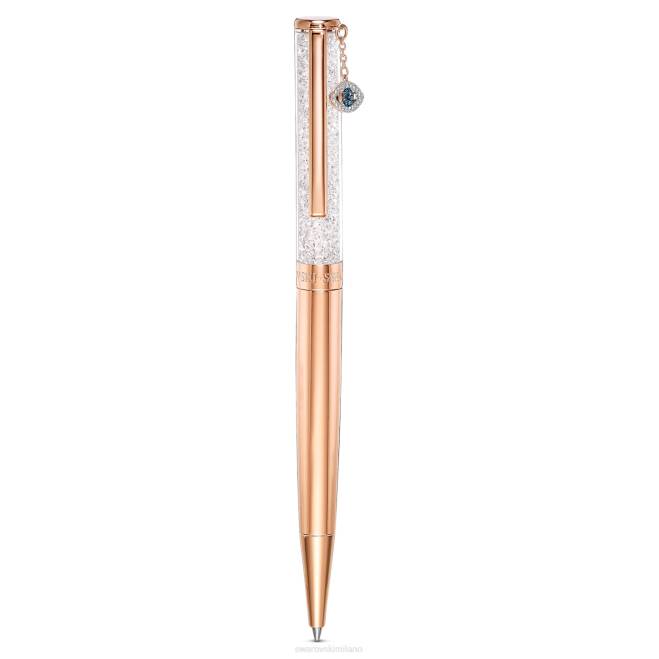 Swarovski DV4B1290 Accessori malocchio, tonalità oro rosa, placcato tonalità oro rosa penna a sfera cristallina