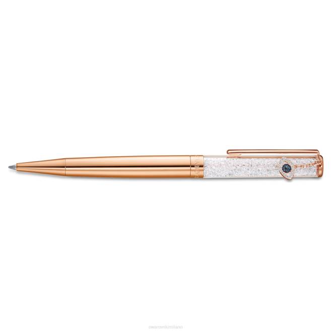 Swarovski DV4B1290 Accessori malocchio, tonalità oro rosa, placcato tonalità oro rosa penna a sfera cristallina