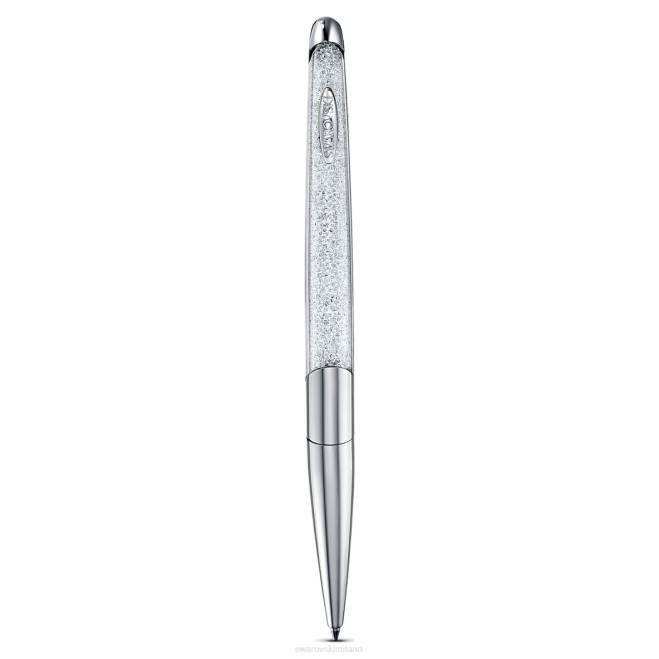 Swarovski DV4B1295 Accessori tono argento, cromato penna a sfera cristallina nova