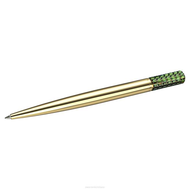 Swarovski DV4B1304 Accessori verde, placcato color oro penna a sfera