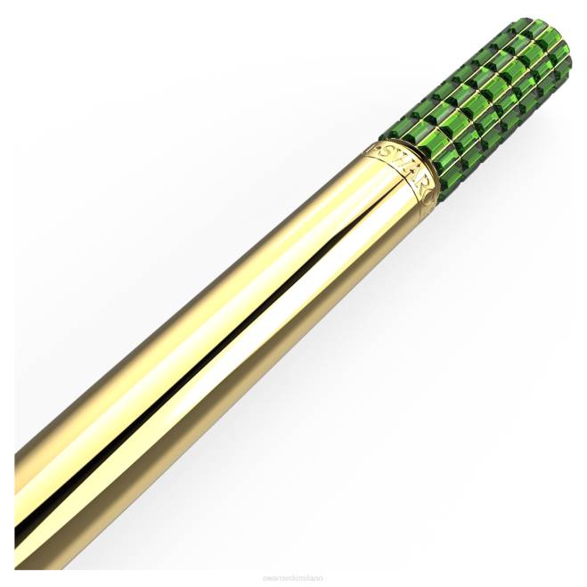 Swarovski DV4B1304 Accessori verde, placcato color oro penna a sfera
