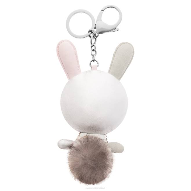 Swarovski DV4B1428 Accessori coniglio, grigio, acciaio inossidabile Ciondolo da borsa Matilde