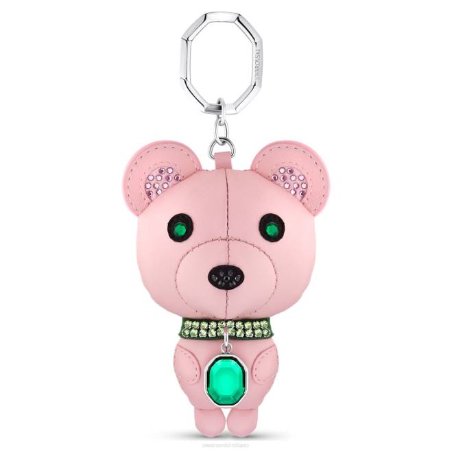 Swarovski DV4B1430 Accessori orso, multicolore, acciaio inossidabile portachiavi di icone