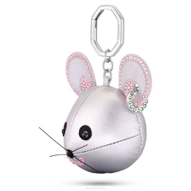 Swarovski DV4B1431 Accessori topo, multicolore, acciaio inossidabile portachiavi di icone