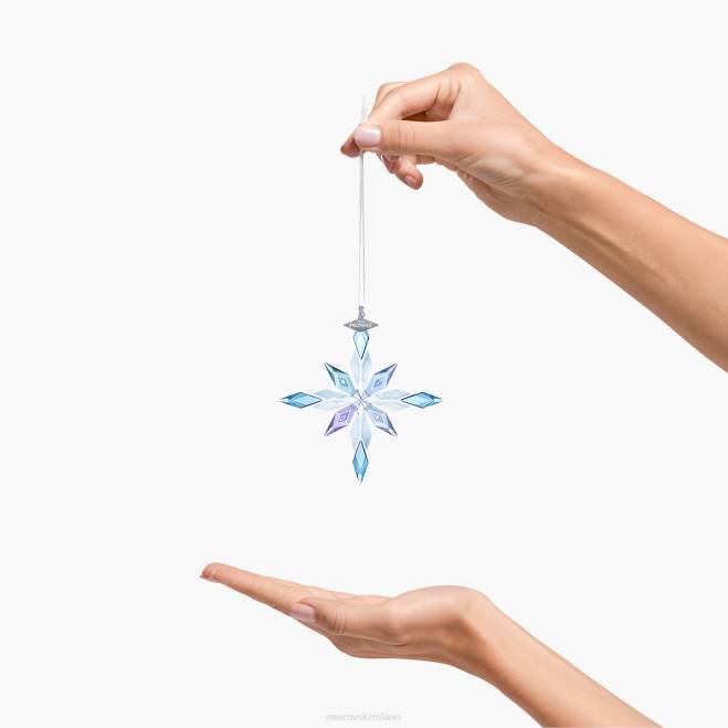 Swarovski DV4B1546 decorazioni collezione ornamento congelato 2 fiocchi di neve