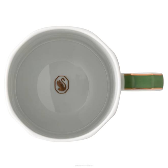 Swarovski DV4B1709 decorazioni porcellana, verde tazza signum con coperchio