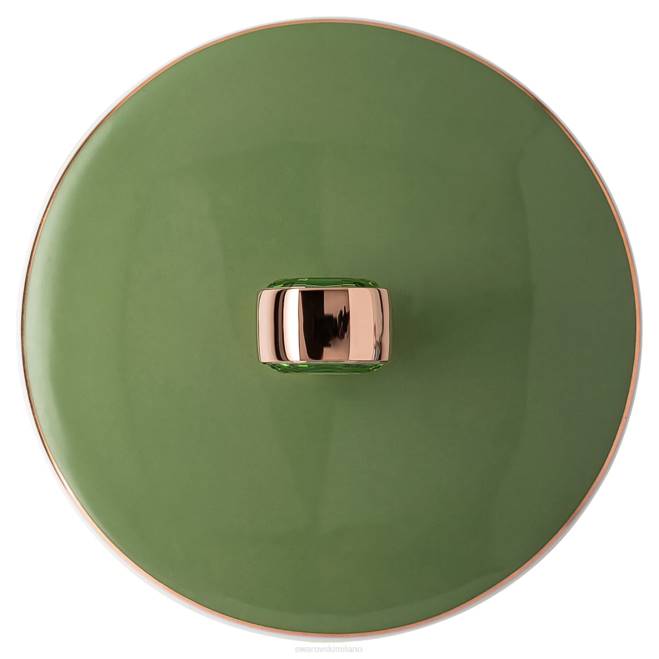 Swarovski DV4B1709 decorazioni porcellana, verde tazza signum con coperchio