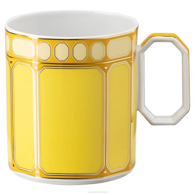 Swarovski DV4B1713 decorazioni porcellana, giallo tazza signum con coperchio