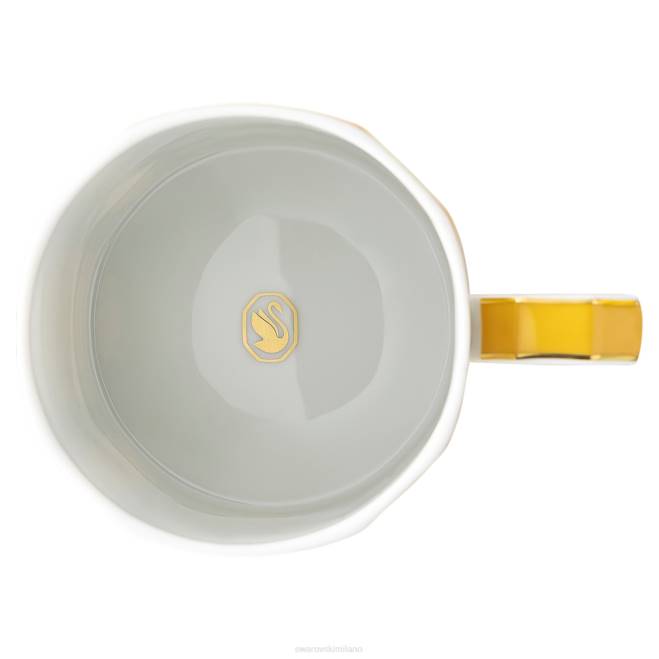 Swarovski DV4B1713 decorazioni porcellana, giallo tazza signum con coperchio