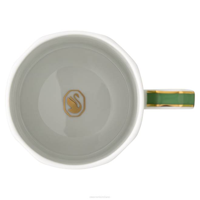 Swarovski DV4B1729 decorazioni porcellana, verde tazza da caffè signum con piattino