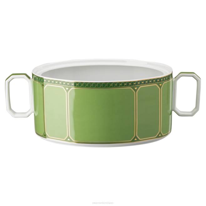 Swarovski DV4B1732 decorazioni porcellana, verde ciotola del segno