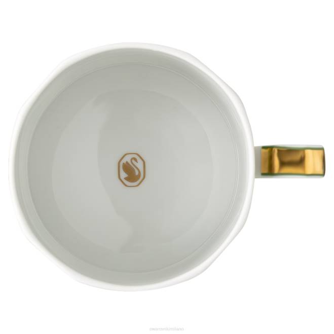 Swarovski DV4B1735 decorazioni porcellana, verde tazza con piattino