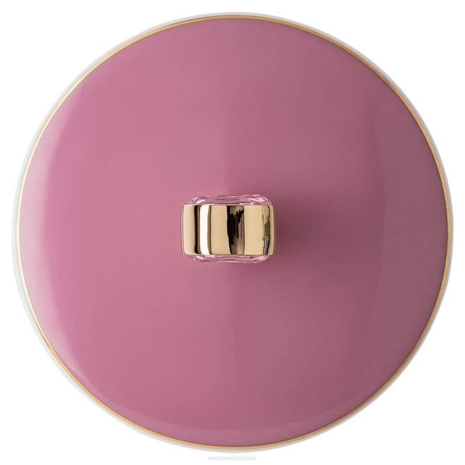 Swarovski DV4B1743 decorazioni porcellana, rosa tazza signum con coperchio