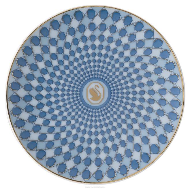Swarovski DV4B1748 decorazioni porcellana, blu targa del segno