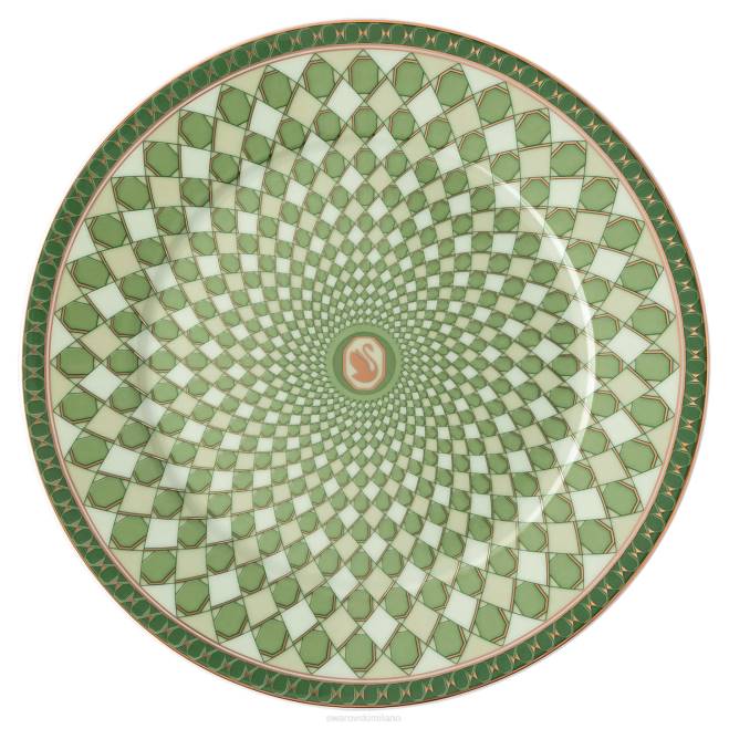 Swarovski DV4B1751 decorazioni porcellana, verde piatto di pane signum
