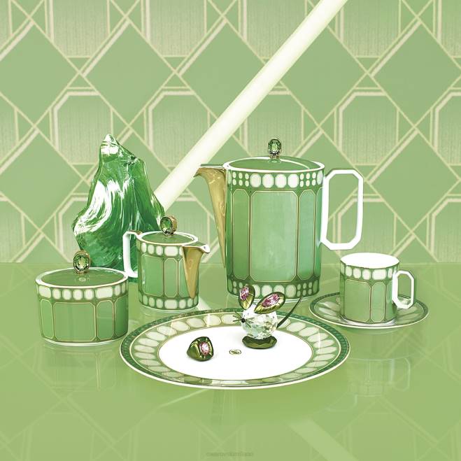 Swarovski DV4B1752 decorazioni porcellana, verde caffettiera Signum