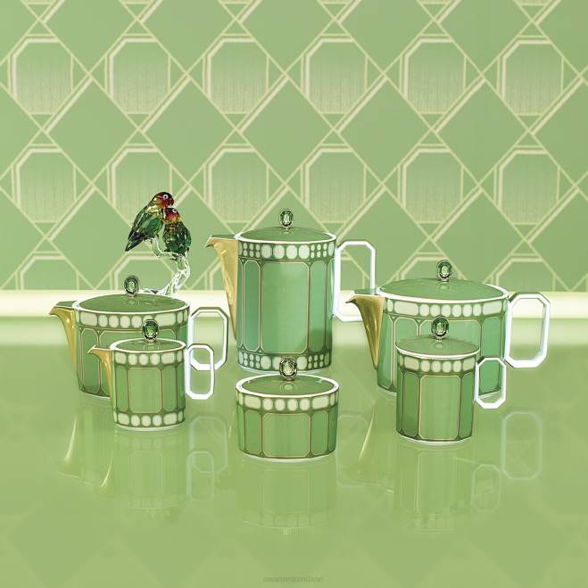 Swarovski DV4B1752 decorazioni porcellana, verde caffettiera Signum