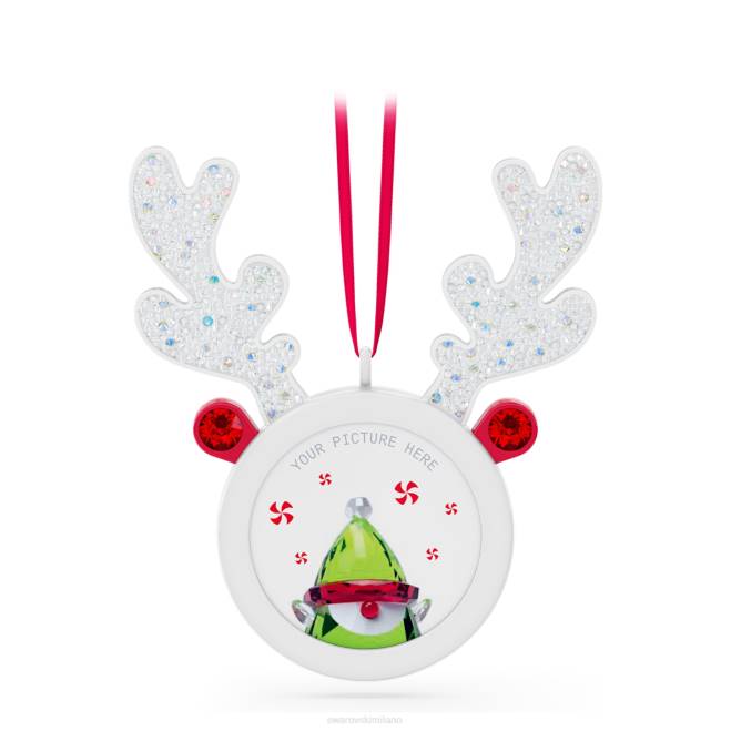 Swarovski DV4B1762 decorazioni collezione Cornice per foto appesa con renna per auguri di vacanza