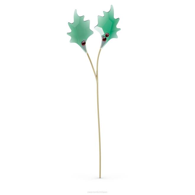 Swarovski DV4B1639 decorazioni collezione racconti da giardino foglie di agrifoglio