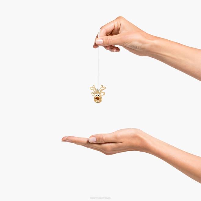 Swarovski DV4B1819 decorazioni collezione ornamento di renna di pan di zenzero