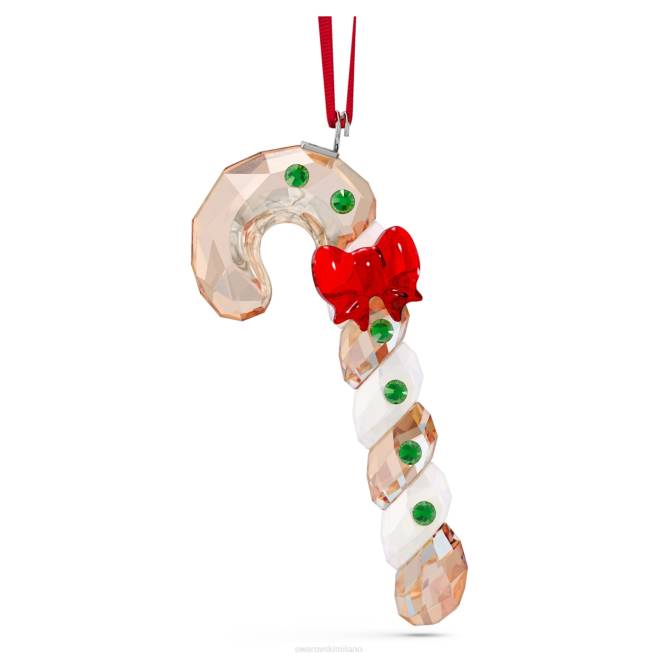 Swarovski DV4B1822 decorazioni collezione ornamento di bastoncino di zucchero di pan di zenzero per le vacanze