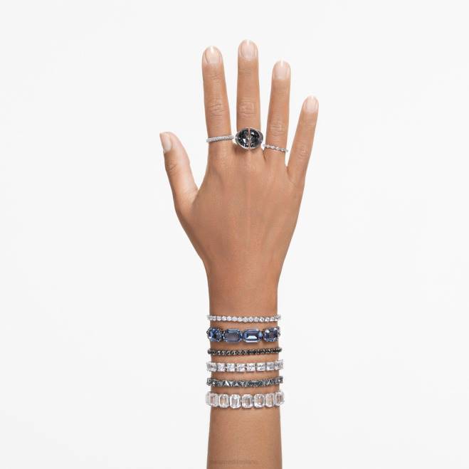 Swarovski DV4B1004 gioielleria taglio marquise, bianco, placcato rodio anello vittore