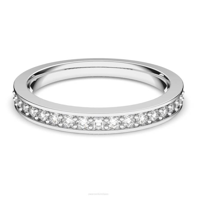 Swarovski DV4B1006 gioielleria bianco, rodiato anello raro