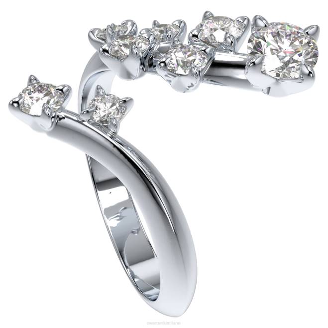 Swarovski DV4B989 gioielleria Oro bianco 14k anello intimo