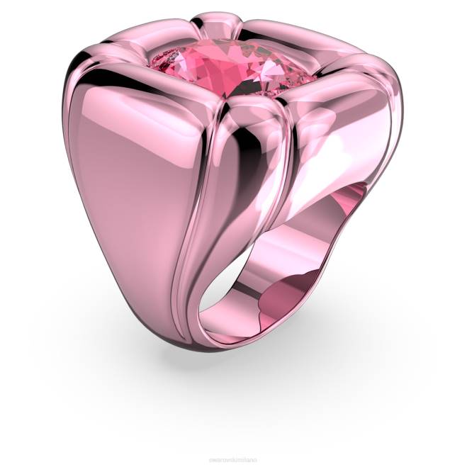 Swarovski DV4B1048 gioielleria taglio cuscino, rosa anello da cocktail dulcis