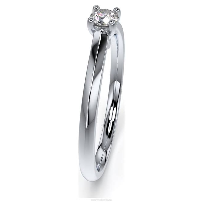 Swarovski DV4B982 gioielleria argento sterling, rodiato anello degli elementi essenziali